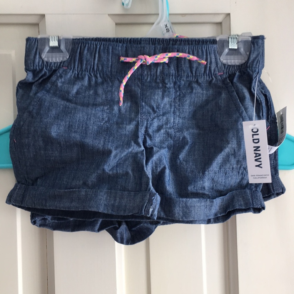Girls' denim shorts